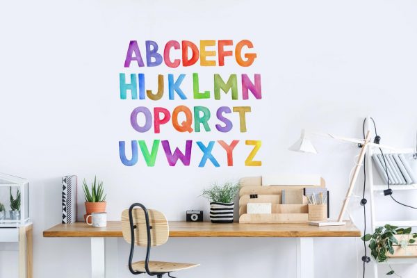 Alphabets wall Decals