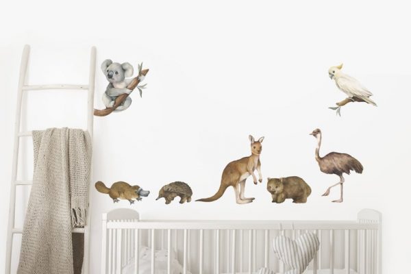 Australian Animals Fabric Wall Decals 03