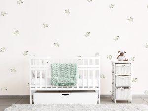 Botanical nursery decals
