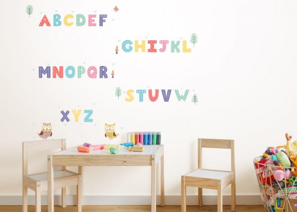 Funny forest alphabet Decals