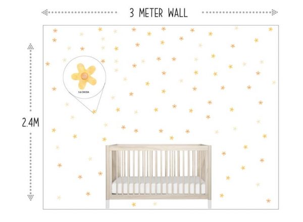 Happy Flowers Wall Decal