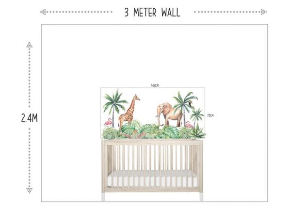 Jungle Wall Decal | Safari Nursery Decor