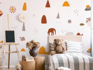 Kids Modern Art Shapes | Fabric Wall Decals