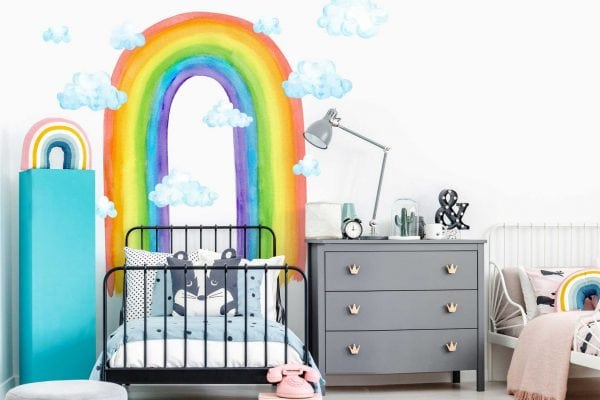 Large Watercolor Rainbow