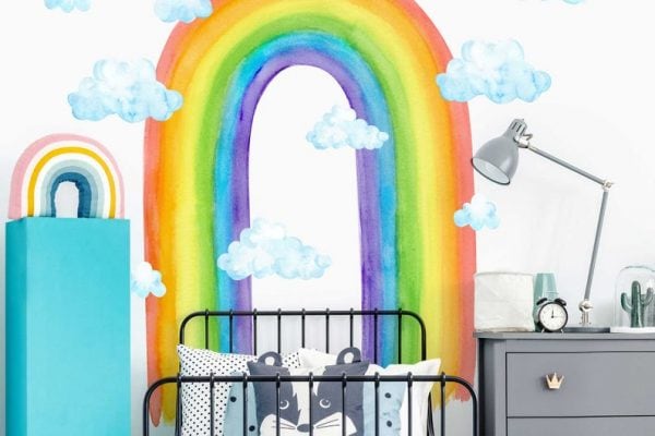 Large Watercolor Rainbow