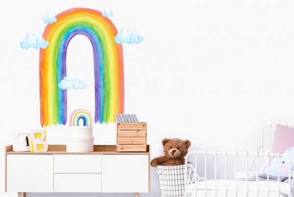 Large Watercolor Rainbow