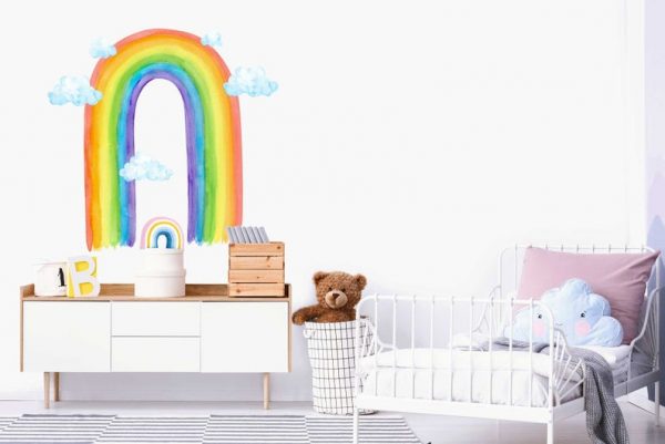 Large Watercolor Rainbow