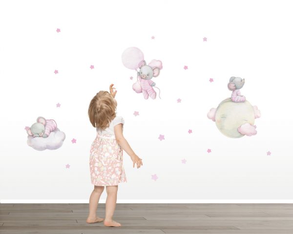 Mice are Dreamers | Fabric Wall Decals | Dreamers Decals