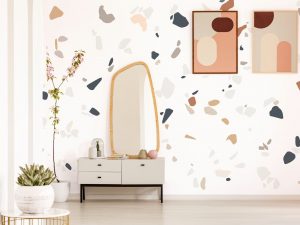 Muted Terrazzo-Mustard