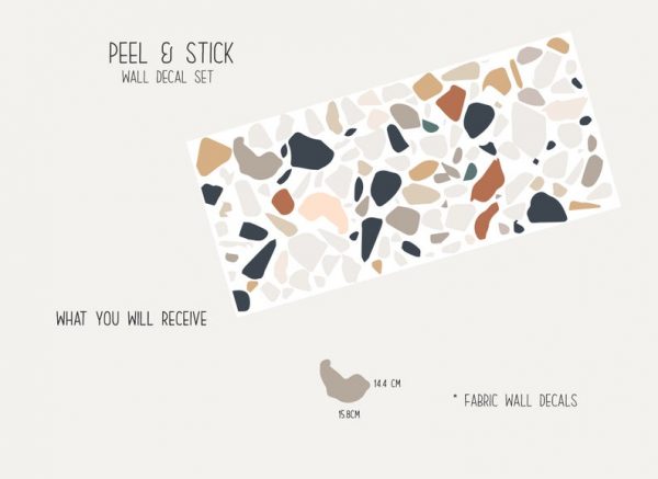 Muted Terrazzo Wall Decals