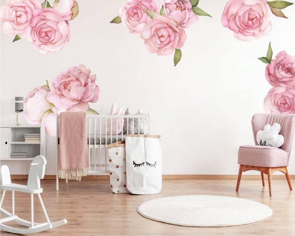Peony Flowers Wall Sticker