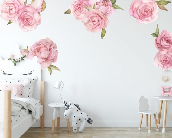 Peony Flowers Wall Sticker
