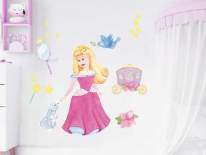 Princess Fabric Wall Decal