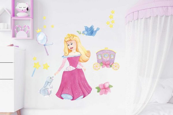 Princess Fabric Wall Decal