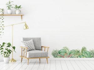 Tropical Garden Fabric Wall Decals