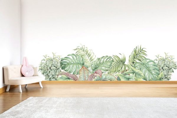 Tropical Garden Fabric Wall Decals