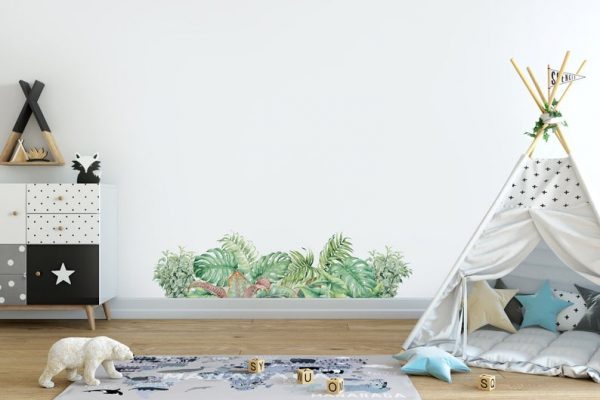 Tropical Garden Fabric Wall Decals