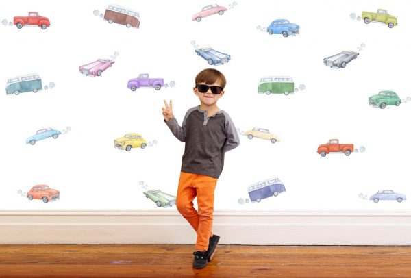 Vintage Cars Decals