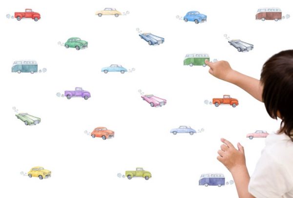 Vintage Cars Decals