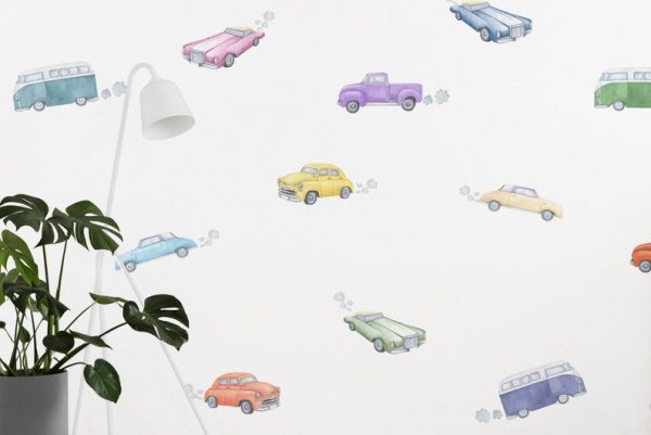 Vintage Cars Decals