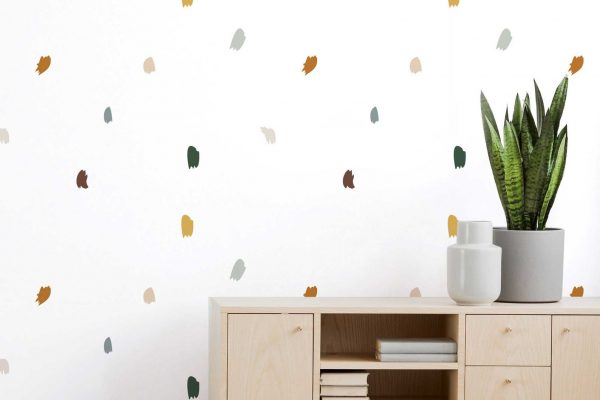 Wall Decal - Pastel Smudges - Wall Sticker - Room Decor