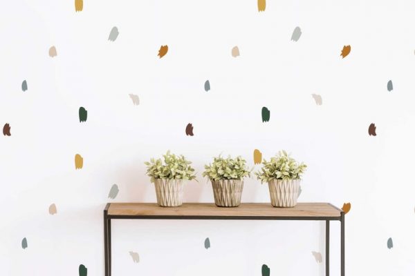 Wall Decal - Pastel Smudges - Wall Sticker - Room Decor