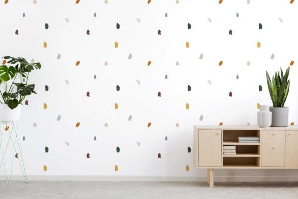 Wall Decal - Pastel Smudges - Wall Sticker - Room Decor