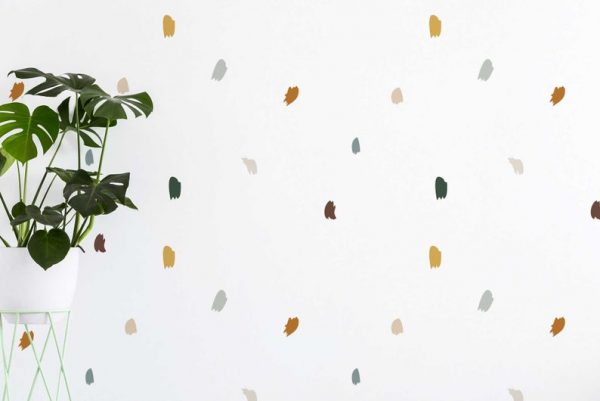 Wall Decal - Pastel Smudges - Wall Sticker - Room Decor