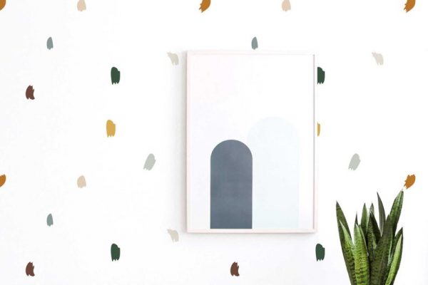 Wall Decal - Pastel Smudges - Wall Sticker - Room Decor