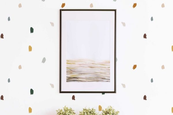 Wall Decal - Pastel Smudges - Wall Sticker - Room Decor