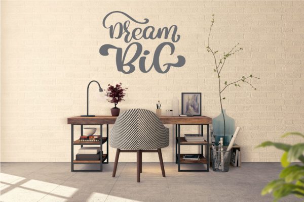DREAM BIG QUOTE WALL DECAL