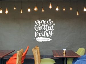 Wine is Bottle Poetry