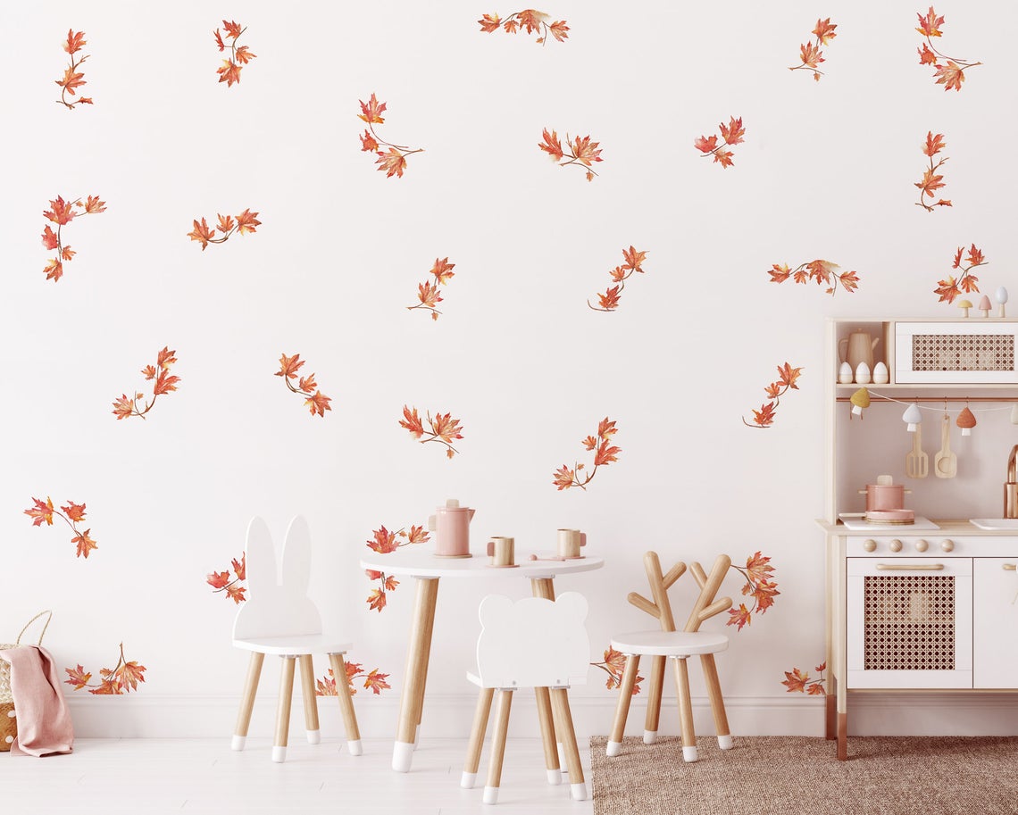 Mapel Leaves Wall Decals 01 Mapel Leaves Wall Decals 01