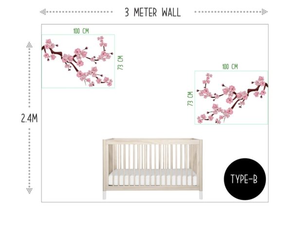Cherry Blossom Tree Decals 04