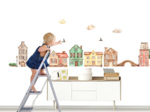 Old Houses Wall Decals_01