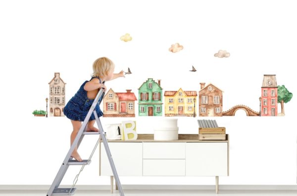 Old Houses Wall Decals_01