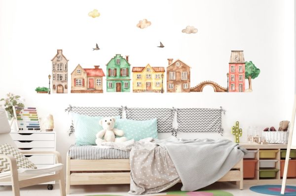 Old Houses Wall Decals_01
