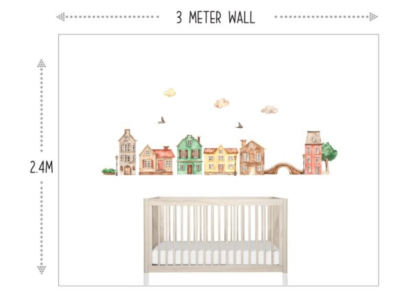 Old Houses Wall Decals_01