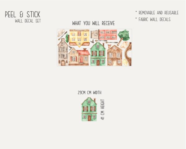 Old Houses Wall Decals_01