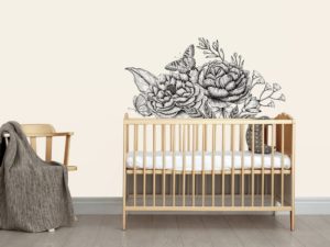 Floral Vintage Wall Decals_01