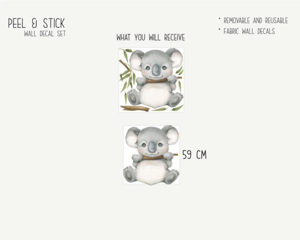 Koala on the Tree wall decals_05