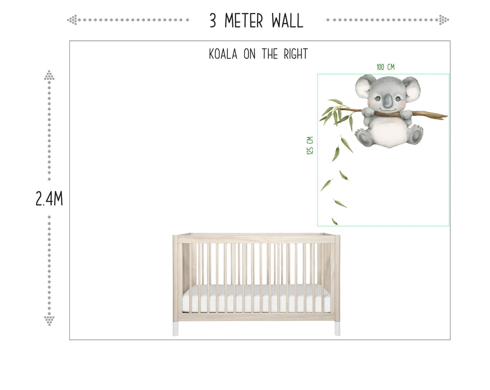 Koala on the Tree wall decals_05 Koala on the Tree wall decals_05