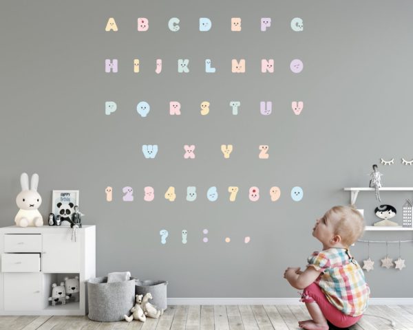 kawaii Alphabet Decal Set_04