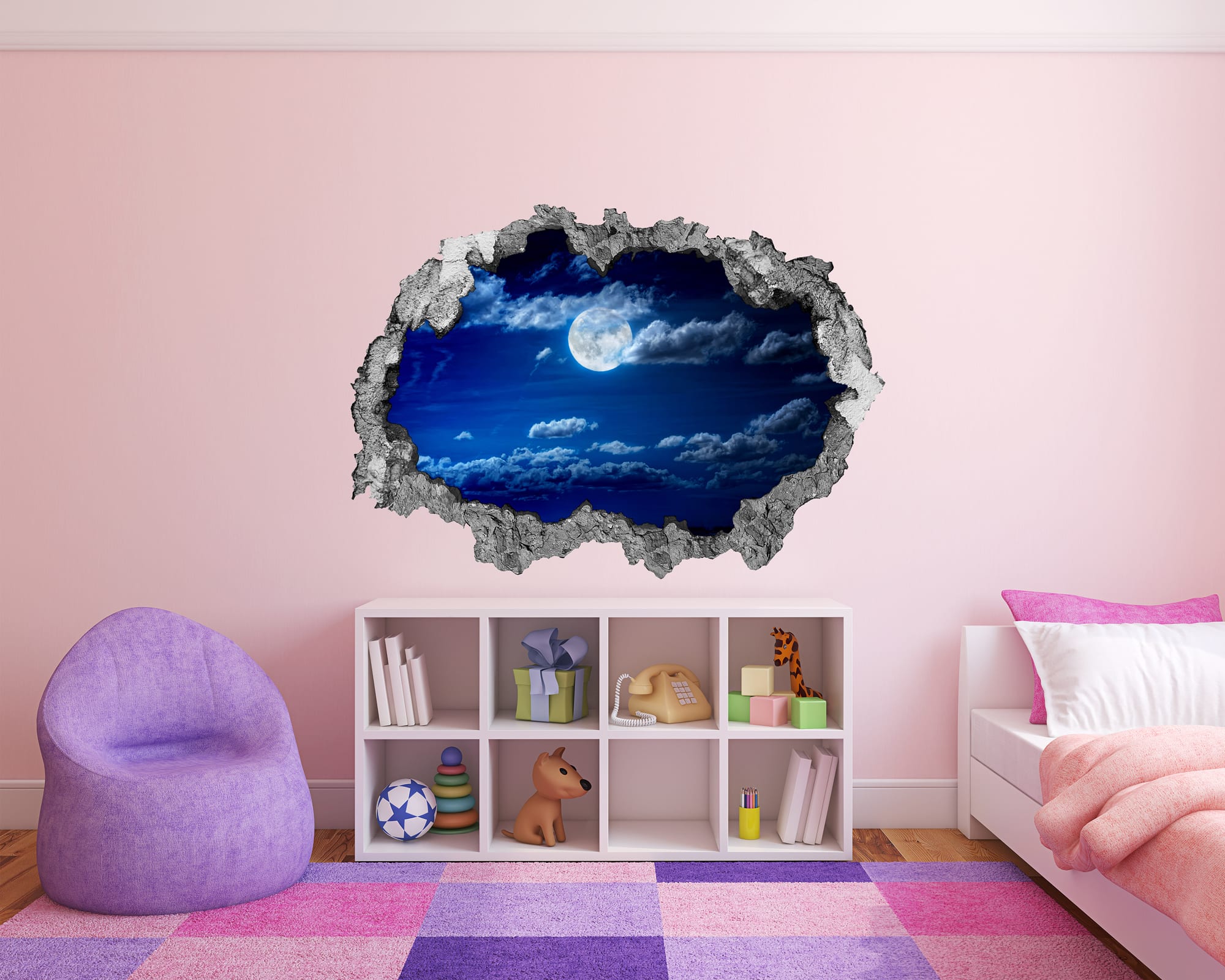 Moon Smashed Wall Decals_03 Moon Smashed Wall Decals_01