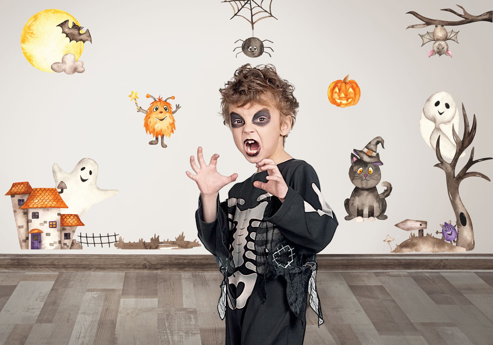 Halloween Wall Decals_02 Halloween Wall Decals_01