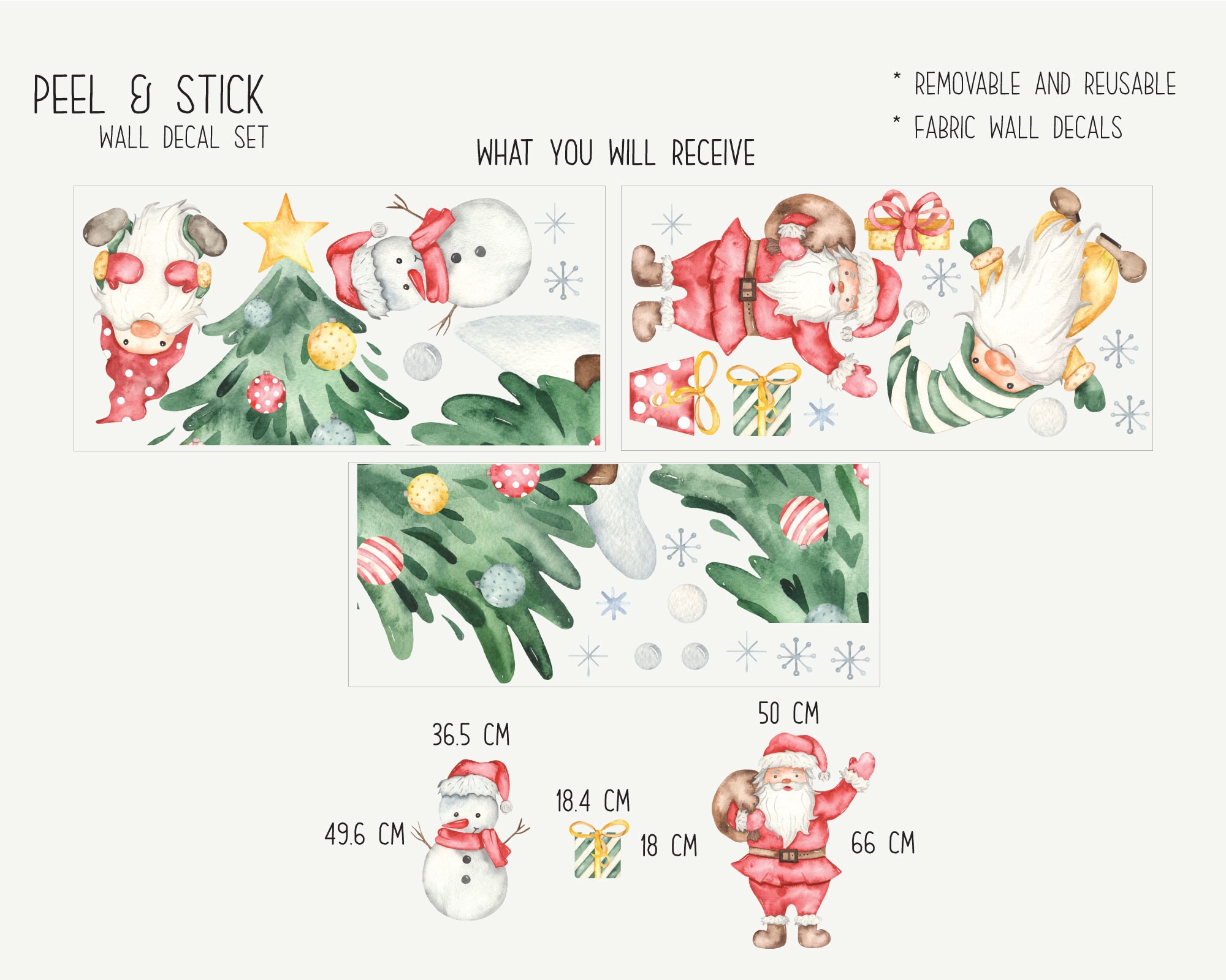 Merry Christmas Wall Decals_01 Merry Christmas Wall Decals_01