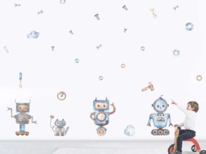 Robots watercolour Decals_01