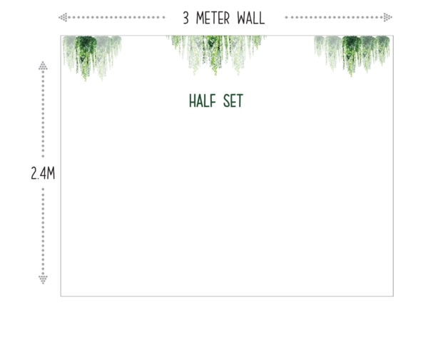 Hanging Succulent Wall Decals